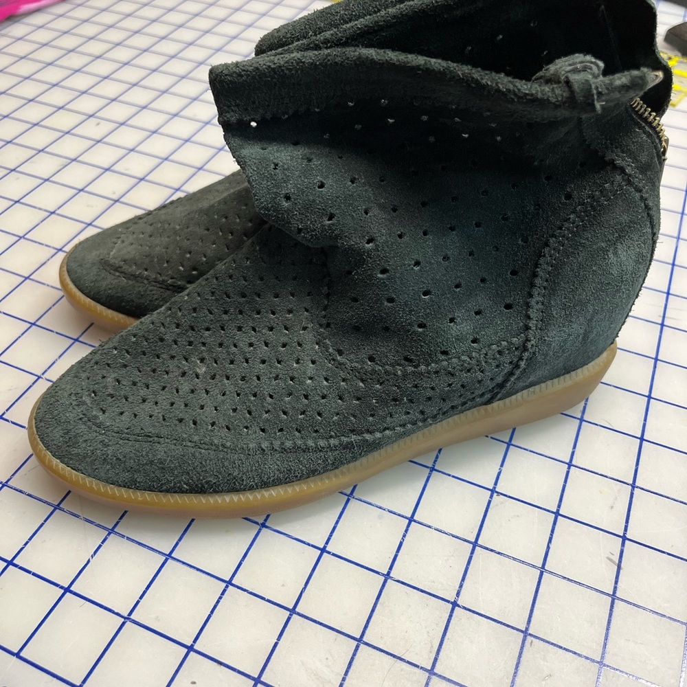 Isabel Marant Black Beslay Suede  Boots - Picture 2 of 7